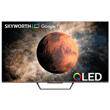 Skyworth 55G3B, 55-inches 4K QLED 2022 Frameless Smart Android TV, Black (1YR WRTY)
