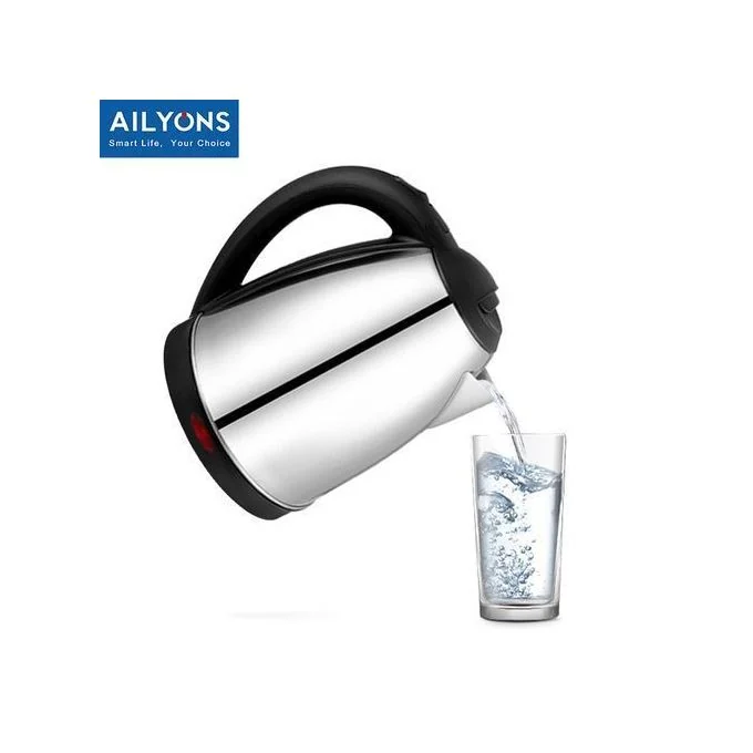 AILYONS FK-0301 Stainless Steel 1.8L Electric Kettle-Black — JayBright Technologies