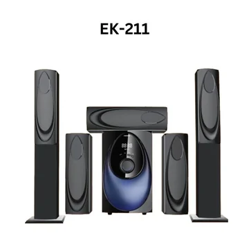 Euroken EK-211 5.1CH DIGITILALISED HOME THEATRE SOUND SYSTEM BT/USB/FM 12000W P.M.P.O, image 3