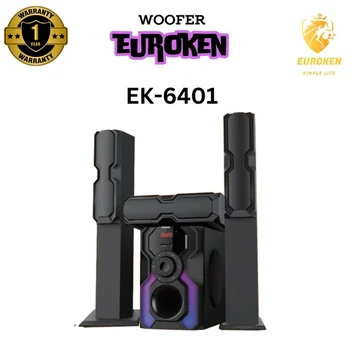 Euroken EK-6401 3.1CH DIGITILALISED HOME THEATRE SOUND SYSTEM BT/USB/FM 10000W PMPO
