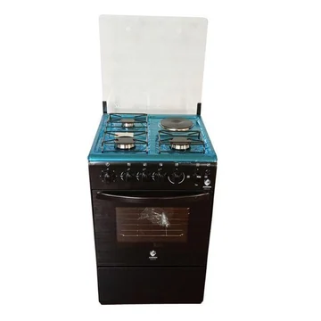 Euroken EURO55-3+1-E 50X55 BLACK STANDING COOKER WITH ELECTRIC OVEN, image 3