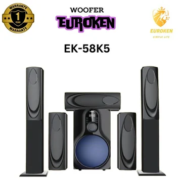 Euroken EK-58K5 5.1CH DIGITILALISED HOME THEATRE SOUND SYSTEM BT/USB/FM 20000W P.M.P.O, image 3