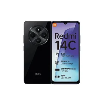 XIAOMI Redmi 14C, 6.88″ (4GB RAM+128GB Storage) (Dual Sim) 5160mAh – Midnight Black (2YRs WRTY), image 2