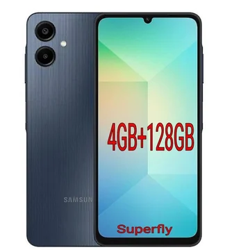 Samsung GALAXY A06,PLS LCD DISPLAY 6.7″,4GB RAM & 128GB ROM,5000MAH,50MP,DUAL SIM,25W,ANDROID 14,SUPERFLY”