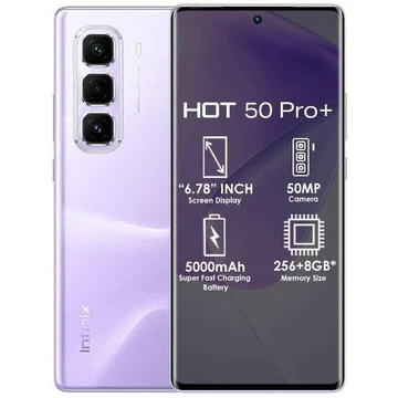 Infinix HOT 50 PRO PLUS,AMOLED CURVED SCREEN DISPLAY 6.78″ INCHES(8GB +8GB) RAM & 128 GB ROM,5000MAH,50MP