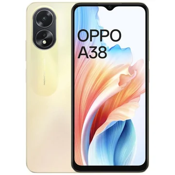 Oppo A38,6.56″,6GB RAM+128GB ROM,50MP,5000mAh (Dual Sim) – Glowing Gold (2YRs WRTY)