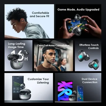 oraimo OpenSnap N Open-Ear True Wireless Earbuds, image 8