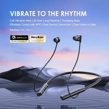 oraimo Necklace Lite Call Vibration Wireless Headphones, image 3