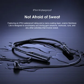 oraimo Necklace Lite Call Vibration Wireless Headphones, image 9