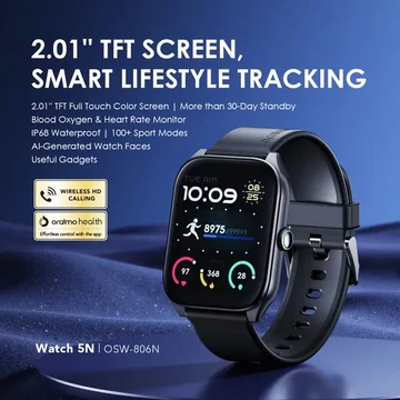 oraimo Watch 5N 2.01” TFT IP68 Smart Watch, image 11