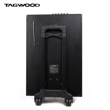 TAGWOOD 12 Inch Trolley Speaker Portable With Microphone, image 4