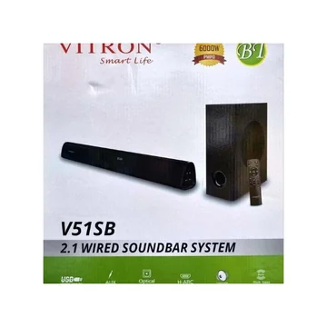 Vitron V51SB Mini Soundbar – 6000W Multimedia Speaker, image 3
