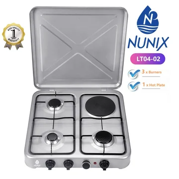 Nunix 3+1 Table Top Cooker with Auto Ignition