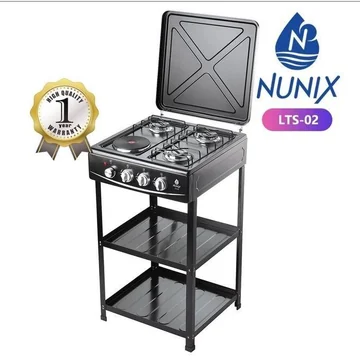 Nunix 3 +1 ( 3 Gas +1 Electric) Automatic Standing Burner