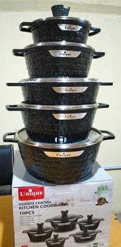 Unique Nonstick Granite Cookware Set, image 3