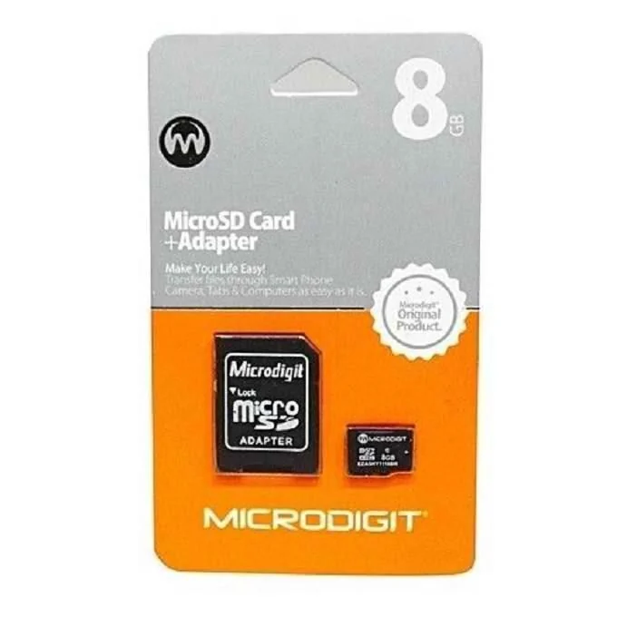 Microdigit 8GB Micro SD Memory Card — JayBright Technologies