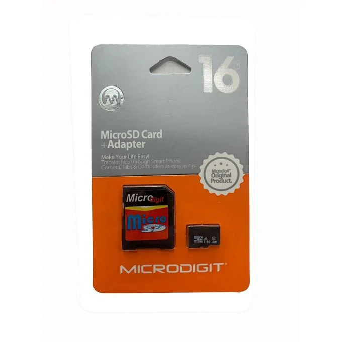 Microdigit 16GB Micro SD Memory Card – Compact — JayBright Technologies