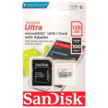 Sandisk 128GB Ultra Memory Card – Micro SD Card 128GB, image 2