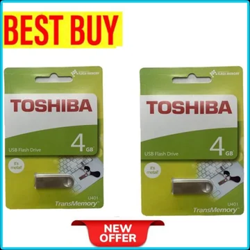 Toshiba 4GB Metallic Flash Drive – Compact USB Stick