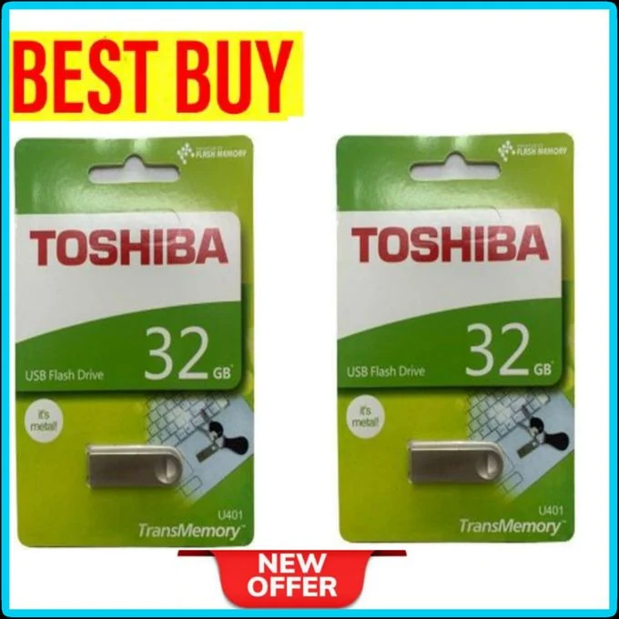 Toshiba 32GB Metallic Flash Drive – Durable Metal USB — JayBright Technologies