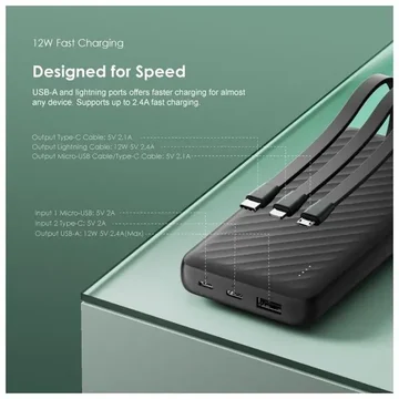 oraimo Slice Link 10000mAh 12W Power Bank, image 8