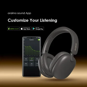 oraimo BoomPop Lite ENC Over-Ear Wireless Headphones, image 5