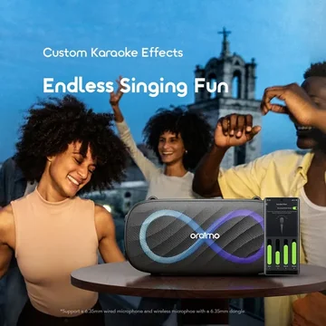oraimo SpaceBox ProKaraoke Bluetooth Speaker 80W OBS 682, image 11