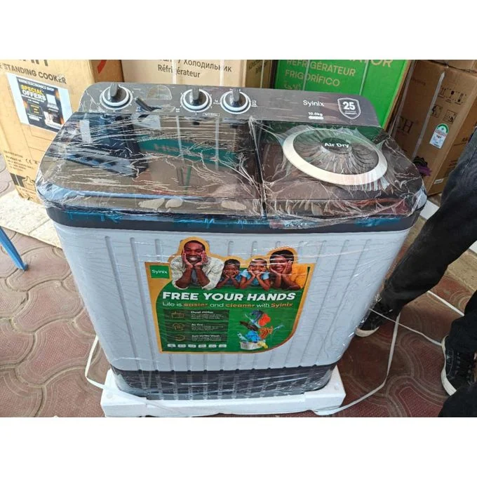 Syinix Washing Machine Twin Tub -10kg Semi-Automatic — JayBright Technologies