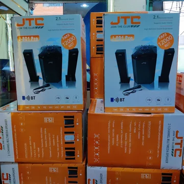 JTC J-801 Pro 2.1CH Home Theater Sub Woofer Speaker – 12000W PMPO + MIC, 100V – 240V 50/60Hz, image 2