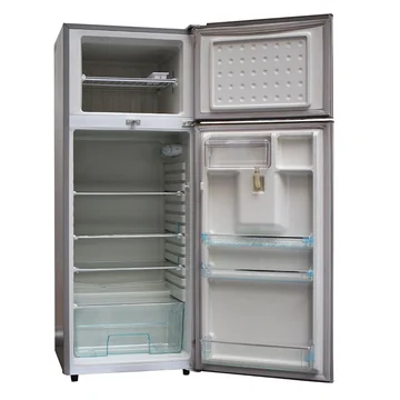 213 LITERS DOUBLE DOOR DIRECT COOL FRIDGE + DISPENSER, SILVER- RF/130, image 2