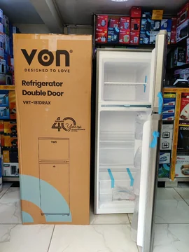 VON 181 Litres, Double Door Fridge + Free Fridge Guard, image 3