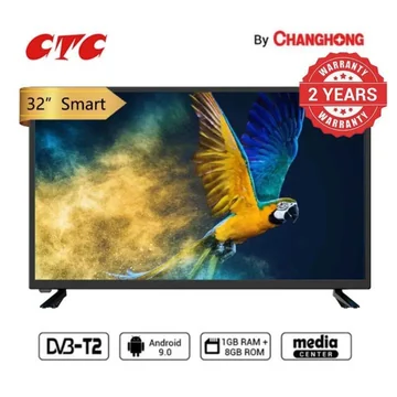 CTC 32 Inch Android Smart TV LED HD Television with 24 Months Warranty Black By Changhong 32″