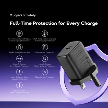oraimo PowerGaN 451 45W Gan Ultra Fast Wall Charger, image 3