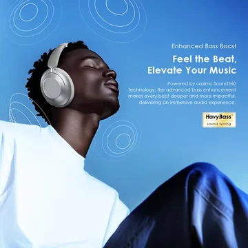 oraimo BoomPop Pro OHP 917 ANC Over-Ear Headphones, image 8