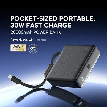 oraimo PowerNova L21 OPB 7203C 20000mAh 30W Power Bank, image 8