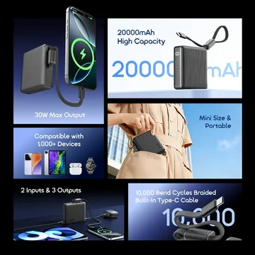 oraimo PowerNova L21 OPB 7203C 20000mAh 30W Power Bank, image 7