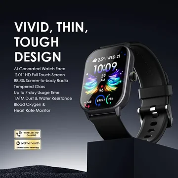oraimo Watch 5 2.01″ HD Panda Glass 1ATM Smart Watch OSW 805, image 13