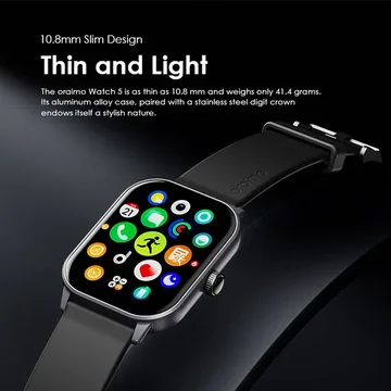 oraimo Watch 5 2.01″ HD Panda Glass 1ATM Smart Watch OSW 805, image 10