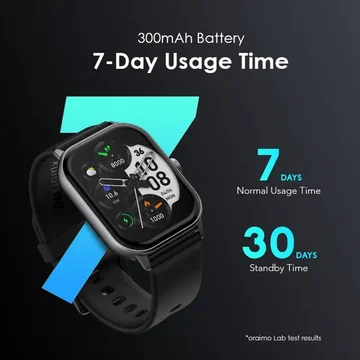 oraimo Watch 5 2.01″ HD Panda Glass 1ATM Smart Watch OSW 805, image 8