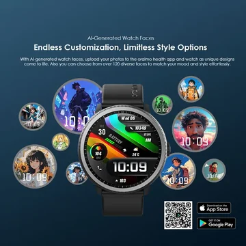 oraimo Watch 5R 1.43” Amoled IP68 Smart Watch, image 3