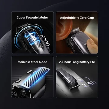 oraimo SmartClipper 2C Professional Hair Clipper, image 7