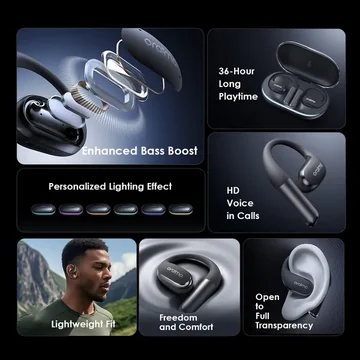 oraimo OpenArc Open-Ear Wireless Earphones OPN 685, image 5