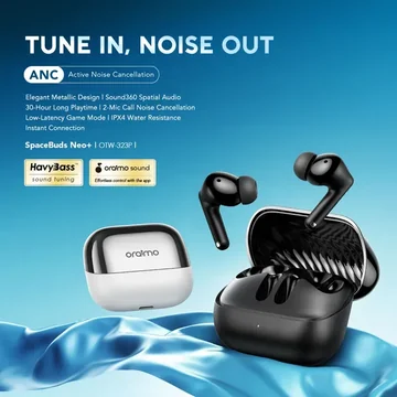 oraimo SpaceBuds Neo+ ANC Spatial Audio True Wireless Earphones, image 11