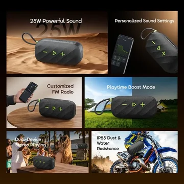 oraimo SpaceBox Active 25W Portable Speaker OBS 680, image 10