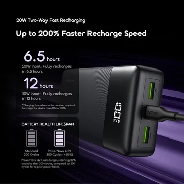 oraimo PowerNova Q21 20000mAh 22.5W Power Bank, image 3