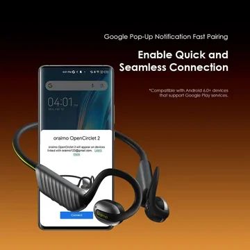 oraimo OpenCirclet 2 IPX5 Steps Tracking Open-Ear Earphones, image 8