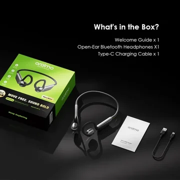 oraimo OpenCirclet 2 IPX5 Steps Tracking Open-Ear Earphones, image 3