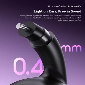 oraimo OpenSnap Clip-On Open-Ear True Wireless Earbud OPN 373, image 9