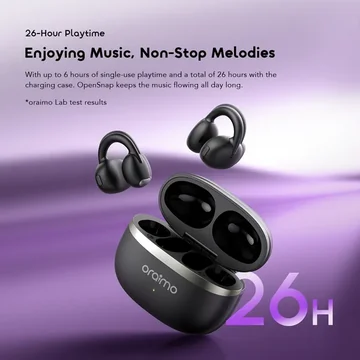 oraimo OpenSnap Clip-On Open-Ear True Wireless Earbud OPN 373, image 3