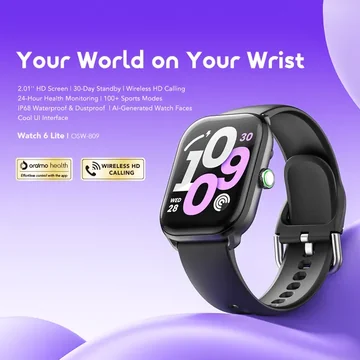 oraimo Watch 6 Lite 2.01” Smart Watch With Cool UI Interface, image 13